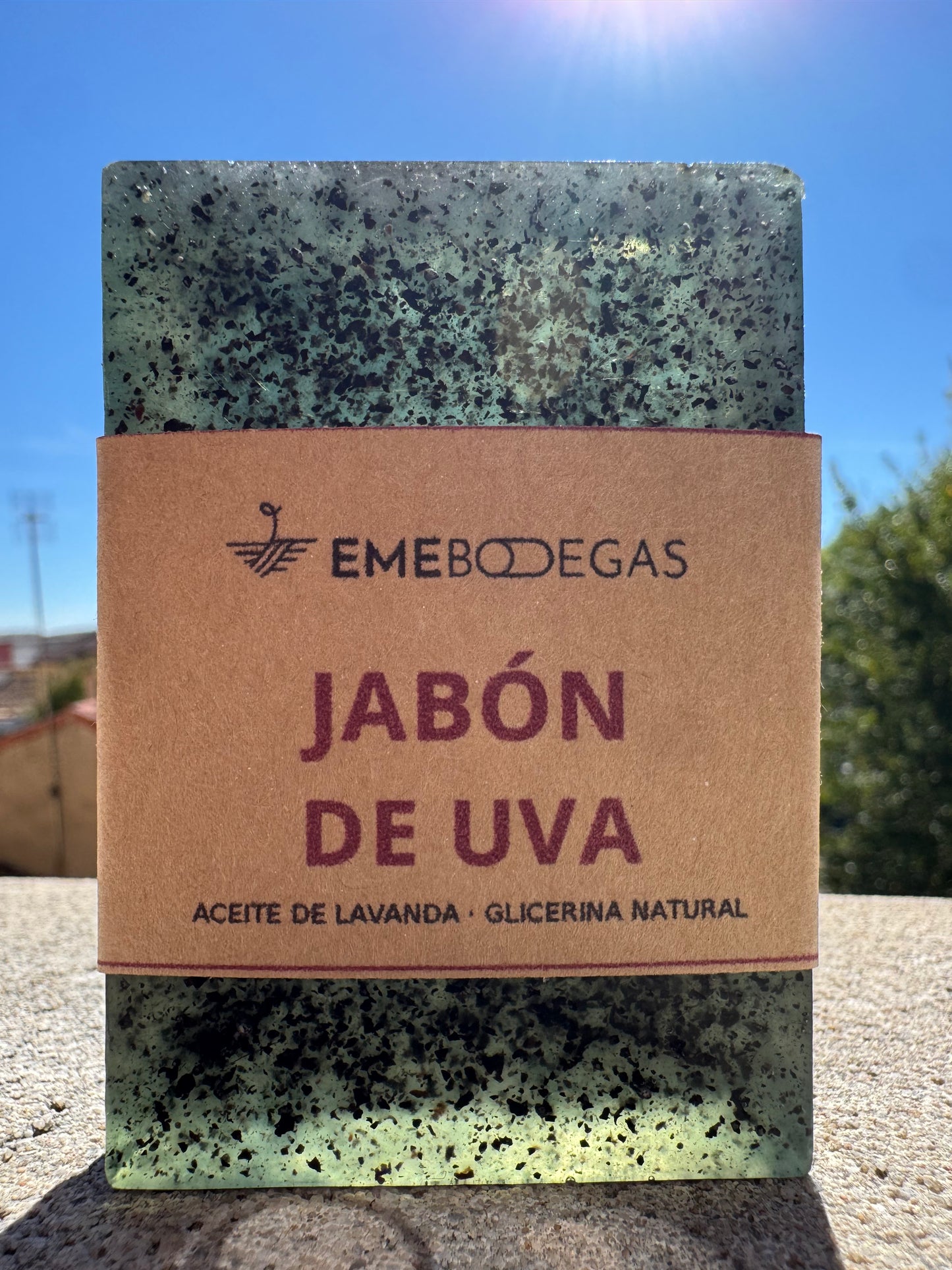 Jabon de uva natural
